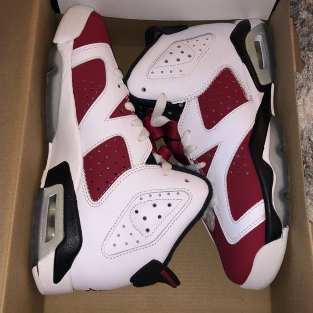 Air Jordan Retro 6 Carmine size 4.5Y